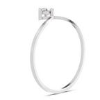 Sparkles 0.18 Ct Solitaire Diamond Engagement Ring in 14K Gold