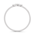 Sparkles 0.18 Ct Trinity Diamond Engagement Ring in 14K Gold