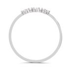 Sparkles 0.18 Ct Trinity Gleam Diamond Engagement Ring in 14K Gold