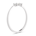 Sparkles 0.18 Ct Trinity Spark Diamond Engagement Ring in 14K Gold