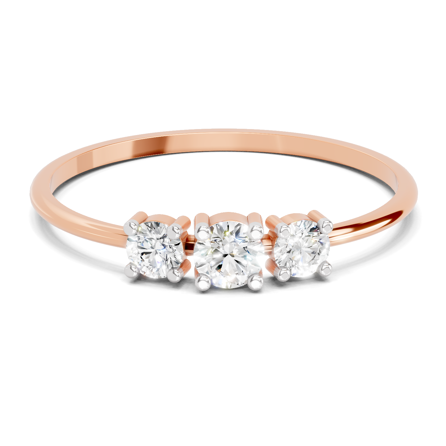 Sparkles 0.25 Ct Solitaire Diamond Engagement Ring in 14K Gold