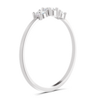Sparkles 0.24 Ct Three Stone Diamond Engagement Ring in 14K Gold