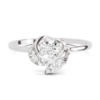 Sparkles 0.25 Ct Blossom Diamond Engagement Ring in 14K Gold