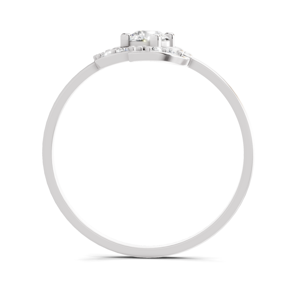 Sparkles 0.25 Ct Blossom Diamond Engagement Ring in 14K Gold