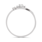 Sparkles 0.20 Ct Cluster Diamond Engagement Ring in 14K