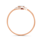 Sparkles 0.25 Ct Lotus Diamond Engagement Ring in 14K Gold