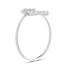 Sparkles 0.25 Ct Lotus Diamond Engagement Ring in 14K Gold