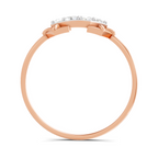 Sparkles 0.23 Ct Cluster Diamond Engagement Ring in 14k