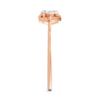 Sparkles 0.23 Ct Cluster Diamond Engagement Ring in 14k