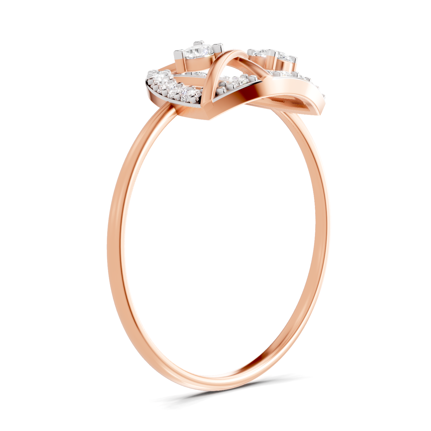 0.29 Carat Cluster Diamond Engagement Ring