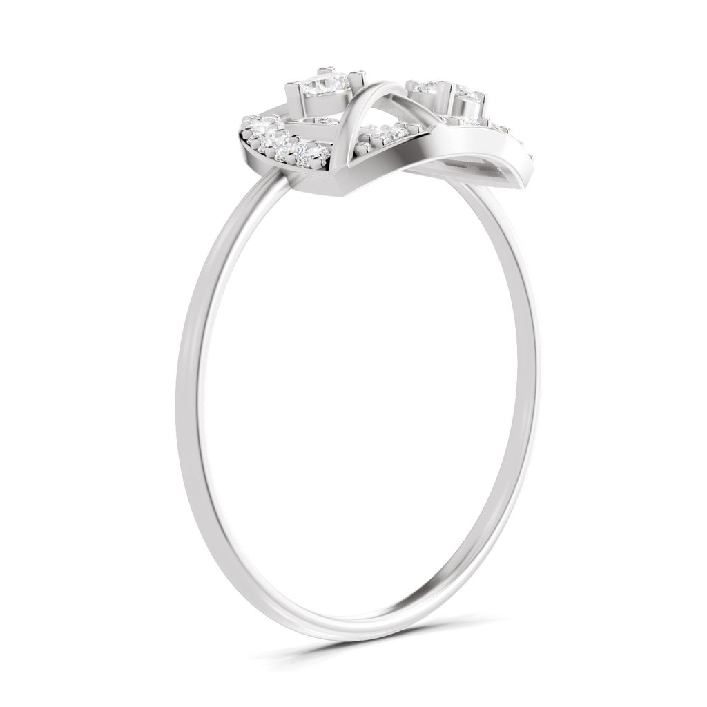 0.29 Carat Cluster Diamond Engagement Ring