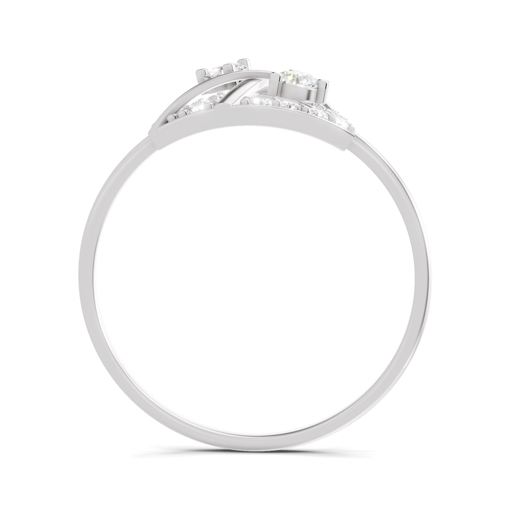 0.29 Carat Cluster Diamond Engagement Ring