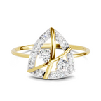 0.29 Carat Cluster Diamond Engagement Ring