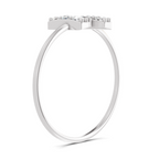 Sparkles 0.17 Ct Parallel Grace Diamond Engagement Ring in 14K Gold