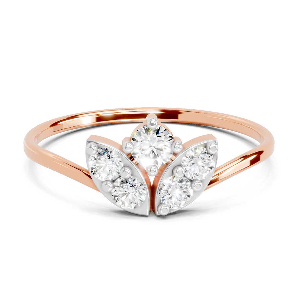 0.25 Carat Floral Grace Diamond Engagement Ring