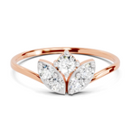 0.25 Carat Floral Grace Diamond Engagement Ring