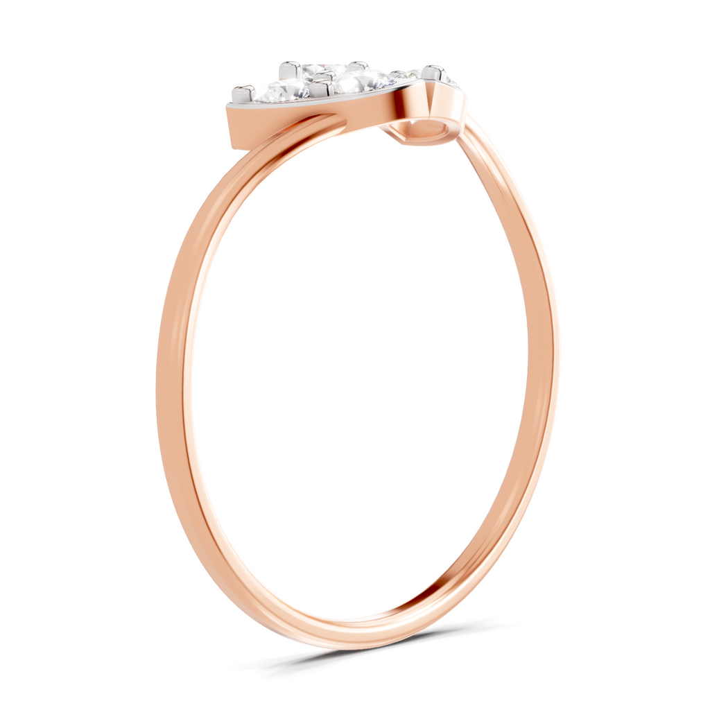 0.25 Carat Floral Grace Diamond Engagement Ring