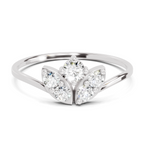0.25 Carat Floral Grace Diamond Engagement Ring