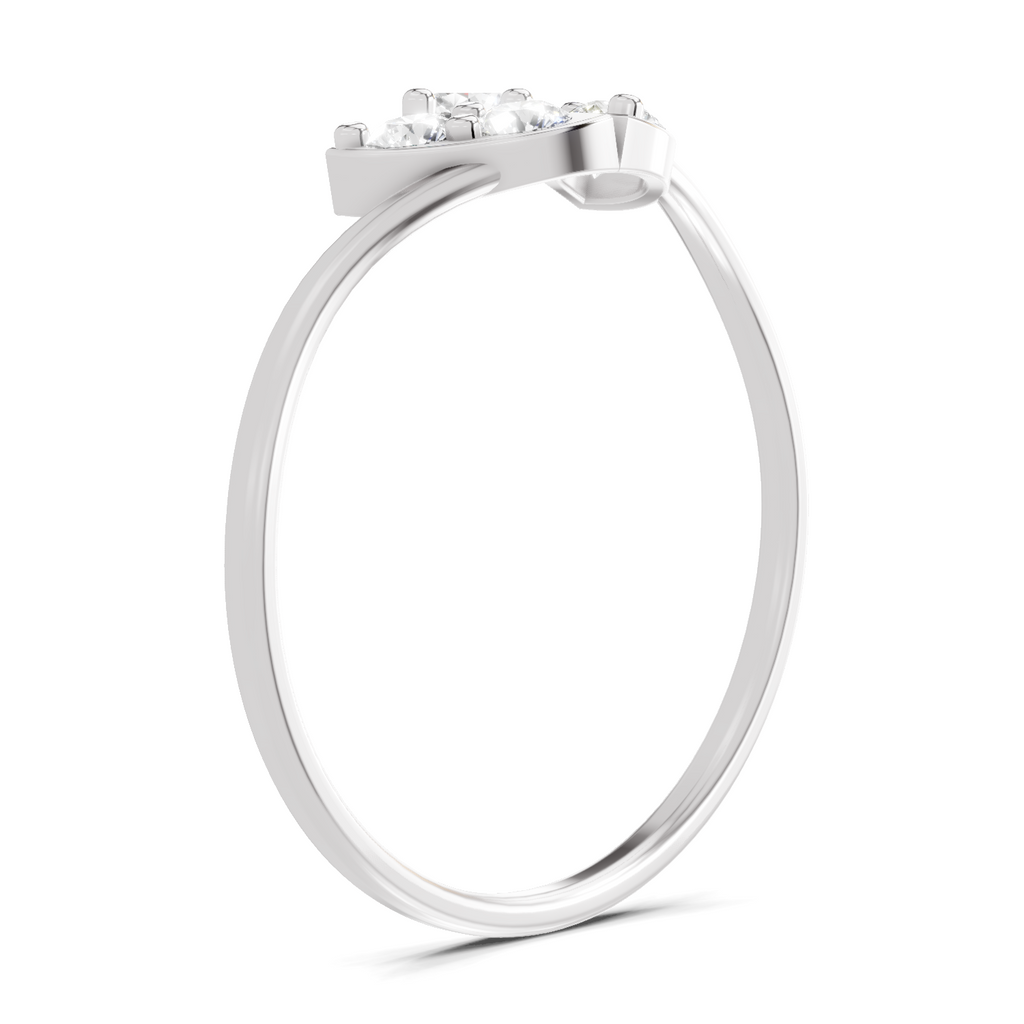 0.25 Carat Floral Grace Diamond Engagement Ring