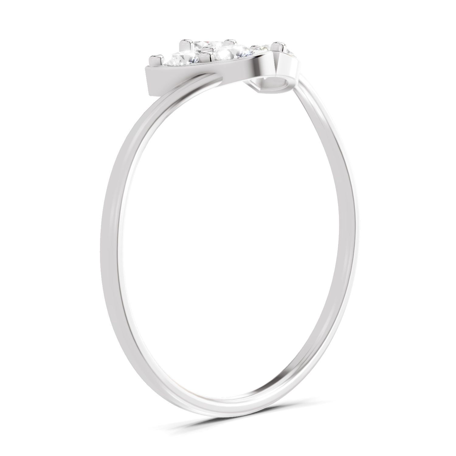 0.25 Carat Floral Grace Diamond Engagement Ring