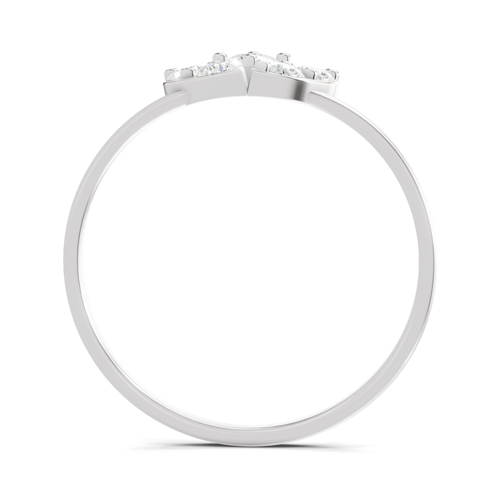 0.25 Carat Floral Grace Diamond Engagement Ring