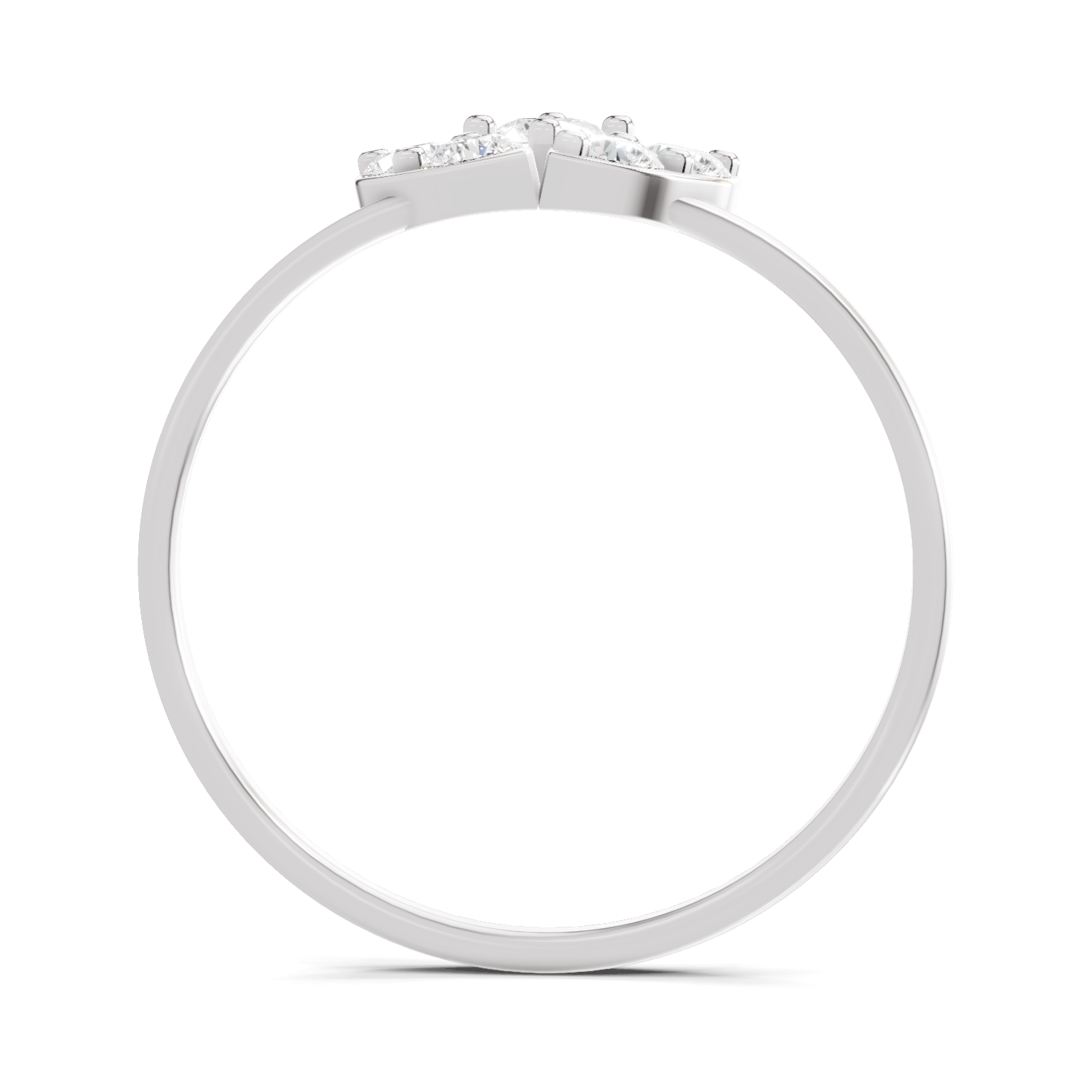 0.25 Carat Floral Grace Diamond Engagement Ring
