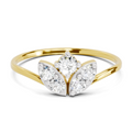 0.25 Carat Floral Grace Diamond Engagement Ring