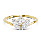 0.25 Carat Floral Grace Diamond Engagement Ring