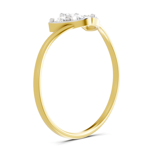 0.25 Carat Floral Grace Diamond Engagement Ring