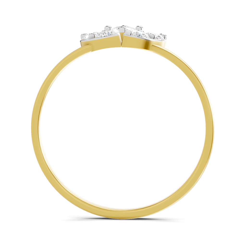 0.25 Carat Floral Grace Diamond Engagement Ring