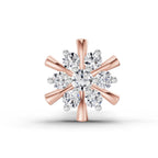 0.03 Carat Hanita Shine Diamond Nose Pin 14K - Rose Gold