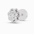 0.04 Carat Aurora Spark Diamond Nose Pin 14K - White Gold