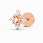 0.02 Carat The Kata Diamond Nose Pin 14K - Rose Gold