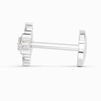 0.02 Carat The Kata Diamond Nose Pin 14K - White Gold