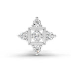 0.02 Carat The Kata Diamond Nose Pin 14K - White Gold