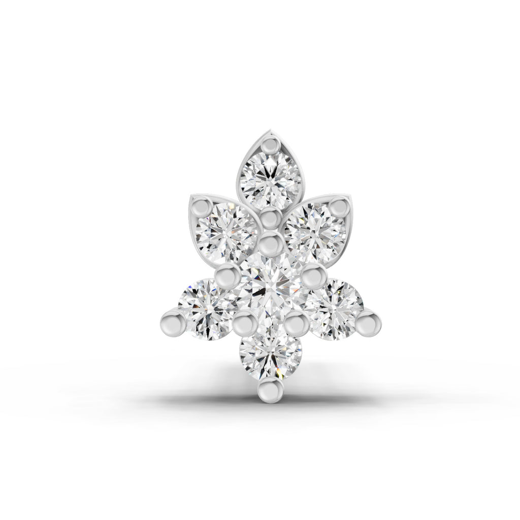 0.03 Carat Garcia Diamond Nose Pin 14K - Rose Gold