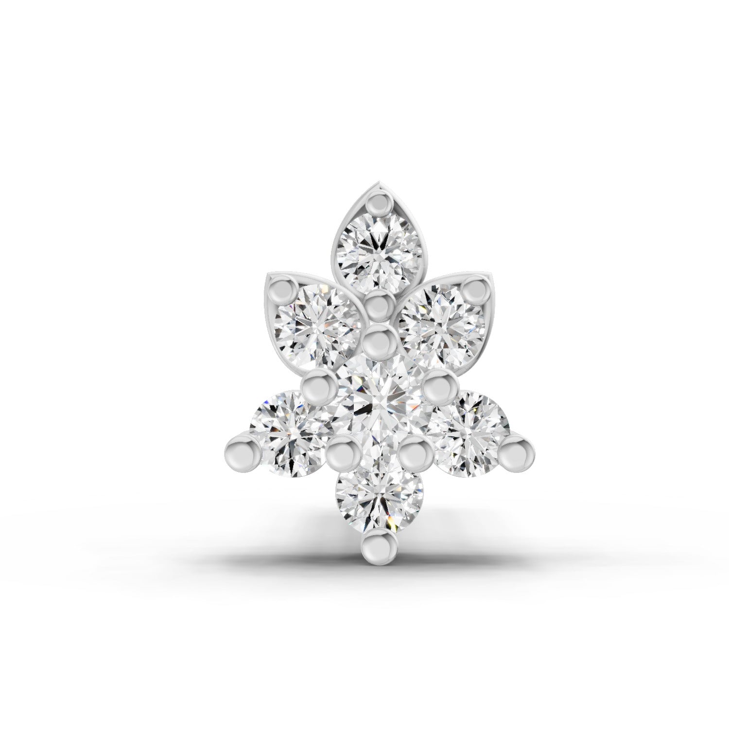 0.03 Carat Garcia Diamond Nose Pin 14K - Rose Gold