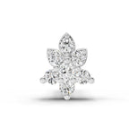 0.03 Carat Garcia Diamond Nose Pin 14K - White Gold