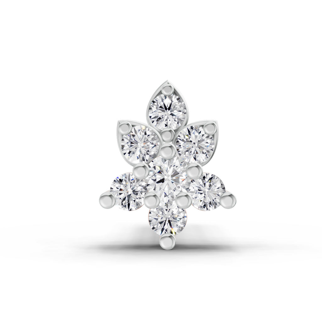 0.03 Carat Garcia Diamond Nose Pin 14K