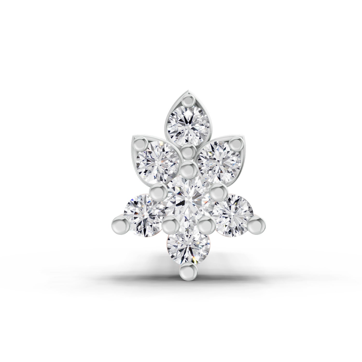 0.03 Carat Garcia Diamond Nose Pin 14K