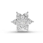 0.05 Carat Snowflake Shine Diamond Nose Pin 14K - White Gold