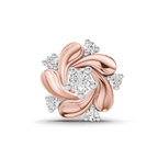 0.03 Carat Twilight Diamond Nose Pin 14K Screw - Rose Gold