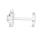 0.03 Carat Twilight Diamond Nose Pin 14K Screw - White Gold