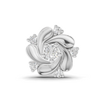 0.03 Carat Twilight Diamond Nose Pin 14K Screw - White Gold