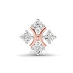 0.03 Carat Celestial Diamond Nose Pin 14K Screw - Rose Gold
