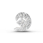 0.03 Carat Cluster Diamond Nose Pin 14K