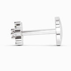 0.03 Carat Splendid Floret Diamond Nose Pin 14K - White Gold