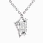 0.25 Carat Round Glow Pendant 14K Gold - White Gold
