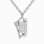 0.25 Carat Round Glow Pendant 14K Gold - White Gold