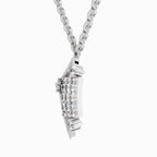 0.25 Carat Round Glow Pendant 14K Gold - White Gold